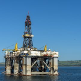 Off shore oil rig