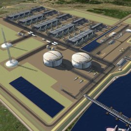 LNG Plant rendering