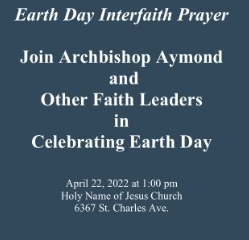Earth Day Interfaith Prayer