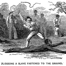 Slave being punished