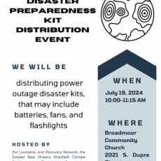 Drive-through Disaster Preparedness Kit Distribution Event